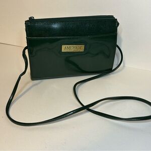 Perry Ellis America Green Crossbody Bag